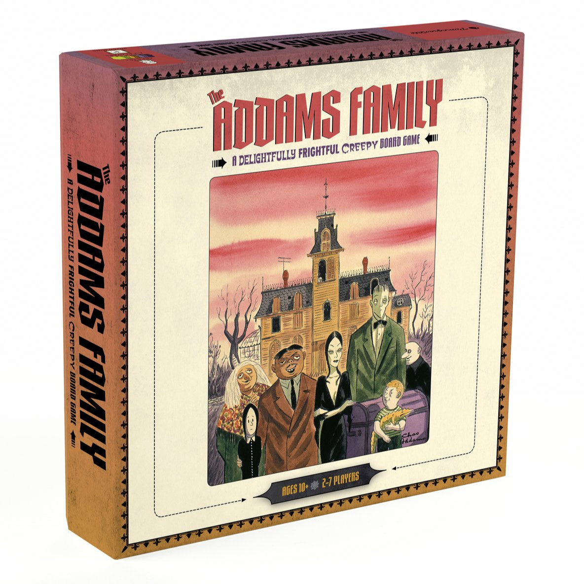 The Addams Family - A Delightfully Frightful Creepy Board Game    