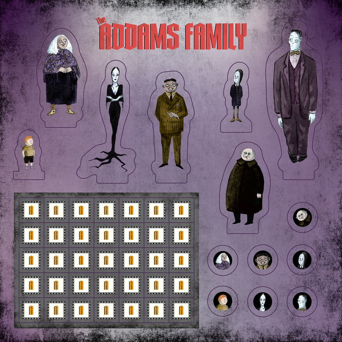 The Addams Family - A Delightfully Frightful Creepy Board Game    
