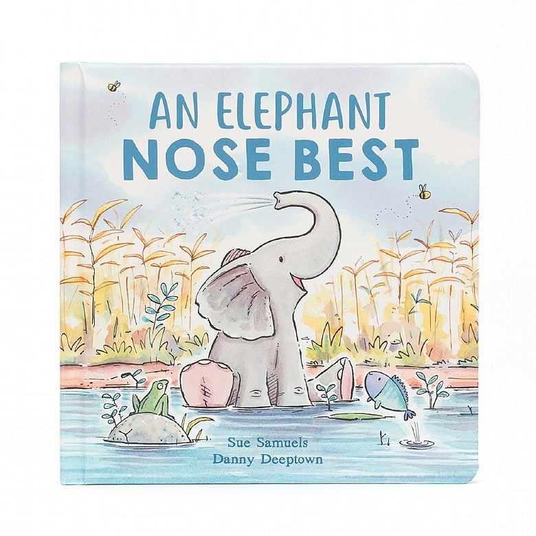Jellycat Board Book - An Elephant Nose Best    