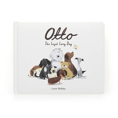 Jellycat Board Book Otto The Loyal Long Dog    