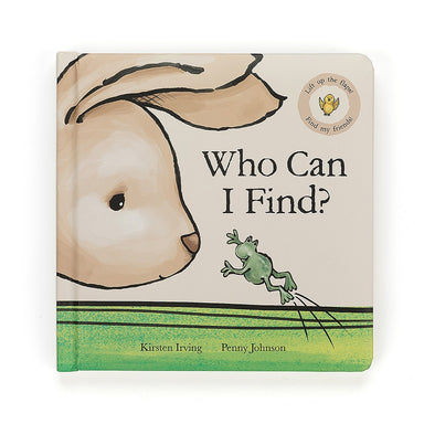 Jellycat Board Book - Who Can I Find?    