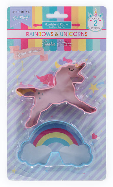 Unicorns & Rainbows Set Of 2 Cookie Cutters    