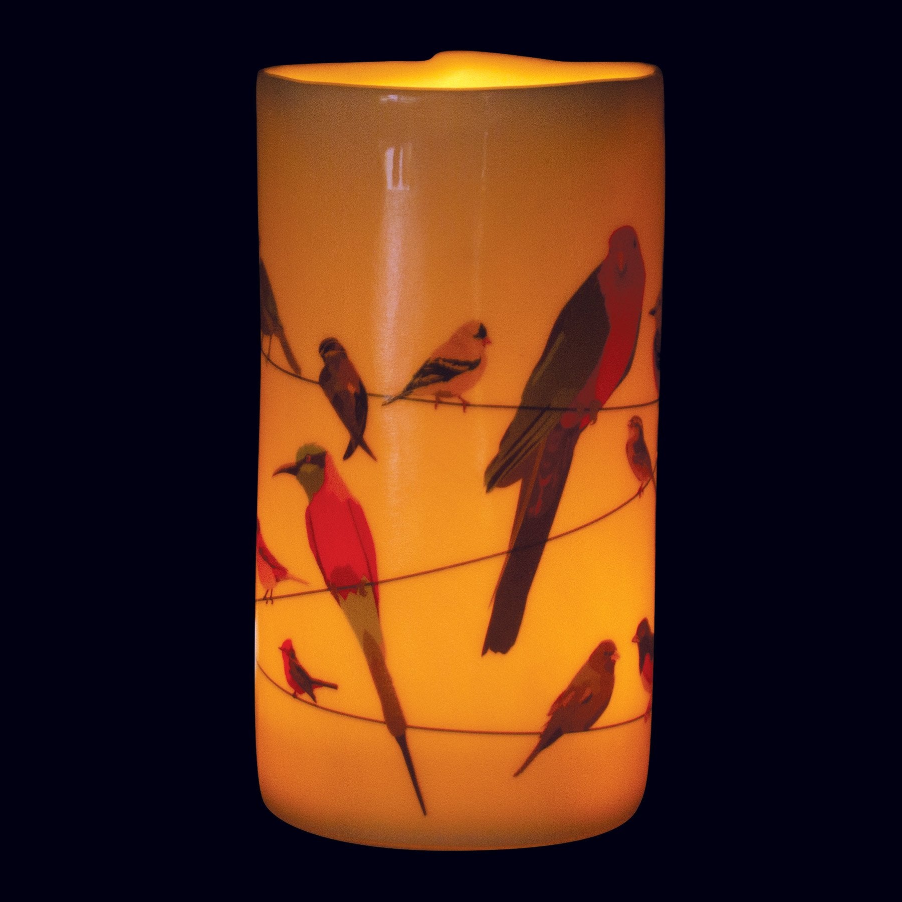 Birds On A Wire - Heat Transforming Tea Light Holder    