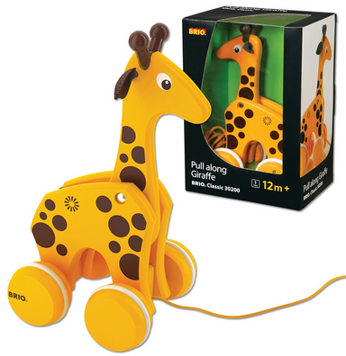 Brio Pull Along Giraffe — Bird in Hand - Main Image