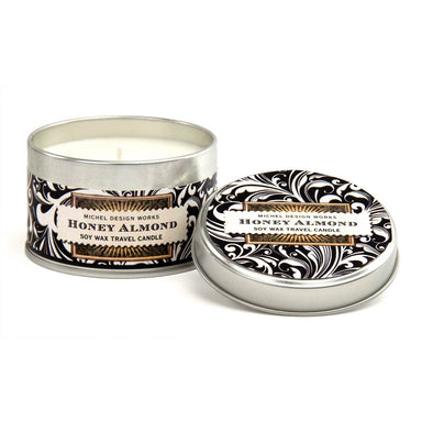 Honey Almond - Soy Wax Travel Candle    