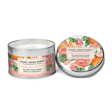 Pink Grapefruit - Soy Wax Travel Candle    