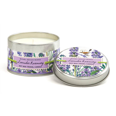 Lavender Rosemary - Soy Wax Travel Candle    