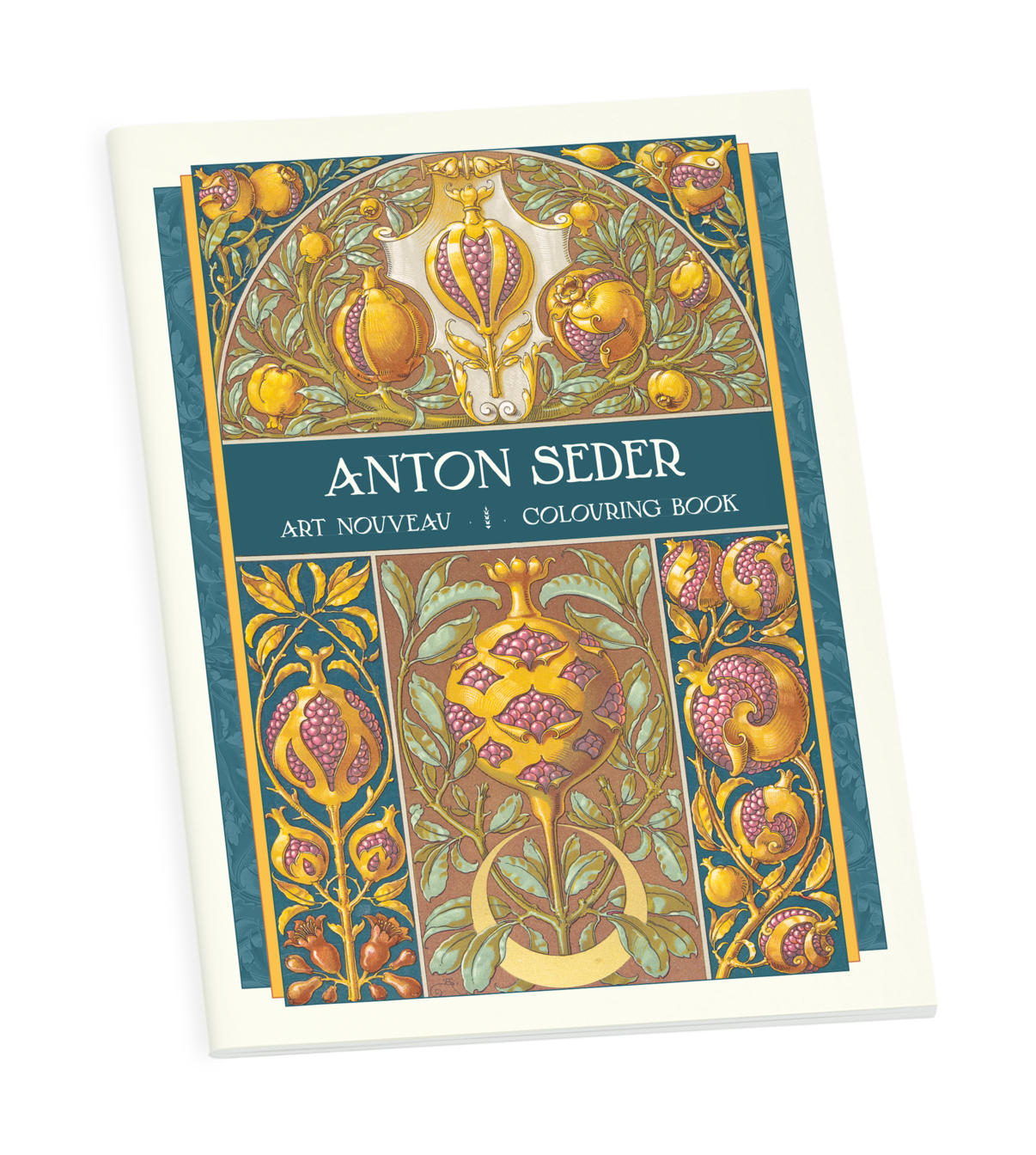 Anton Seder Art Nouveau Colouring Book    