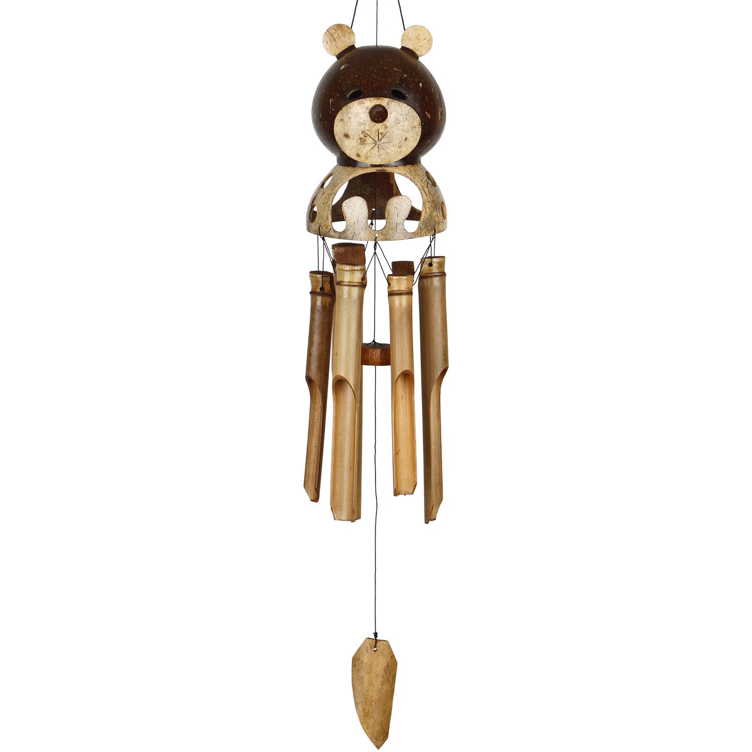 Teddy Bear Bamboo Chime    