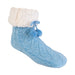Airey Blue Chenille - Original Size Pudus Slipper Socks    
