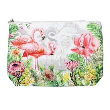 Flamingo Large Cosmetic Bag    