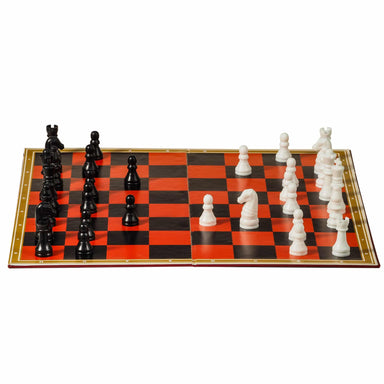 Chess And Checkers 2 In 1 Game Set    