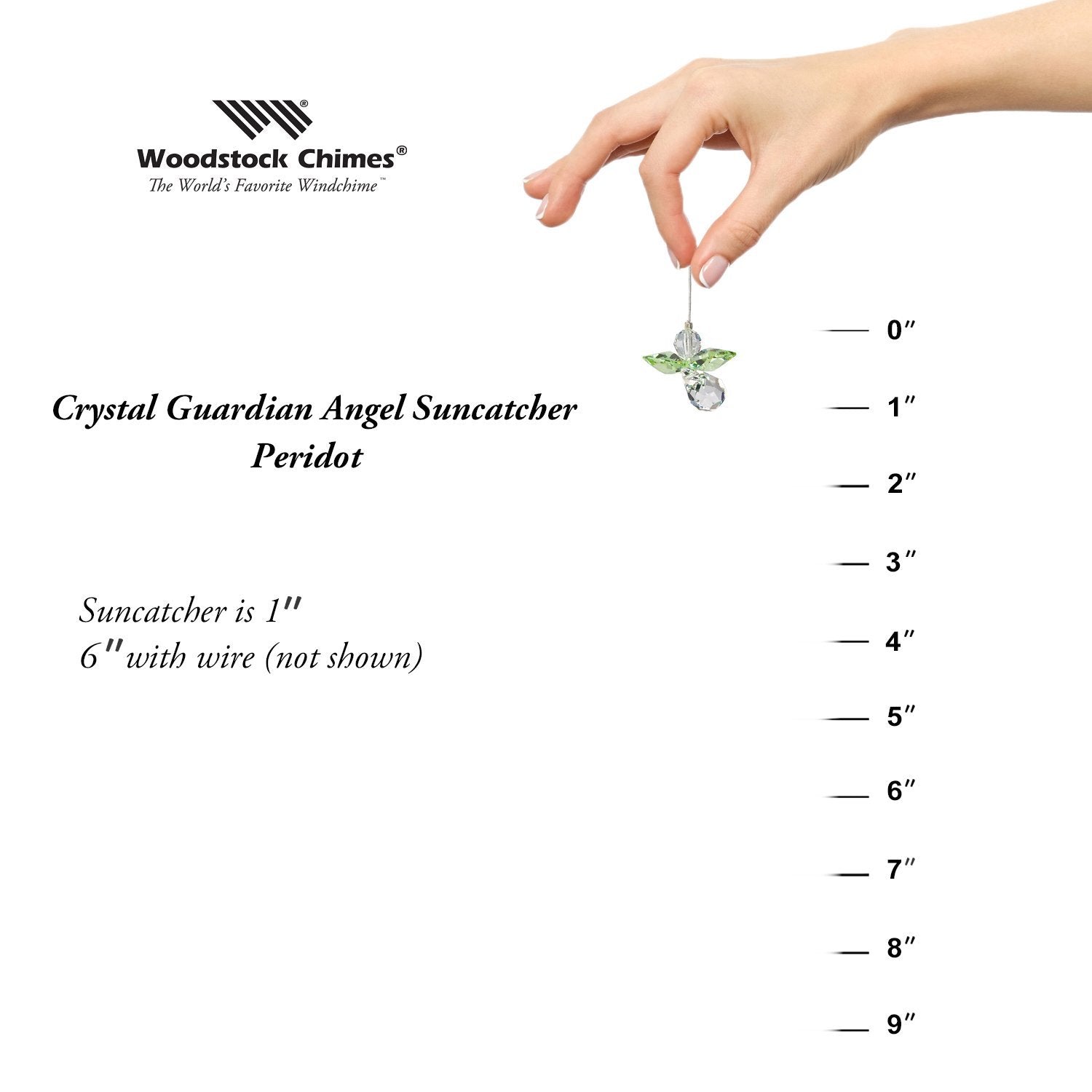 Crystal Guardian Angel - Peridot    