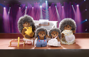 Calico Critters - Pickleweeds Hedgehog Family    