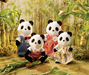 Calico Critters - Wilder Panda Bear Family    