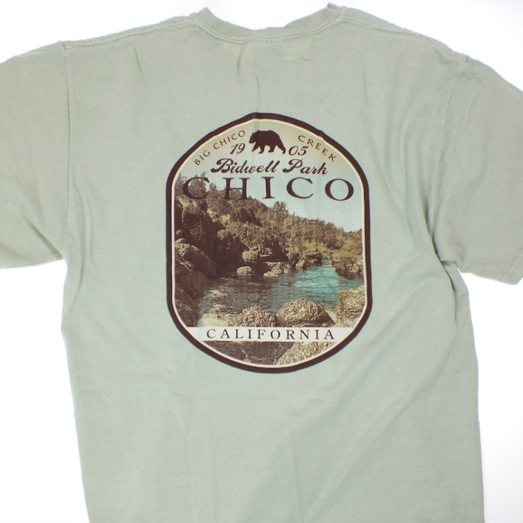 Chico Creek Ridgeline - T-Shirt LIGHT FENNEL S  3218319.6