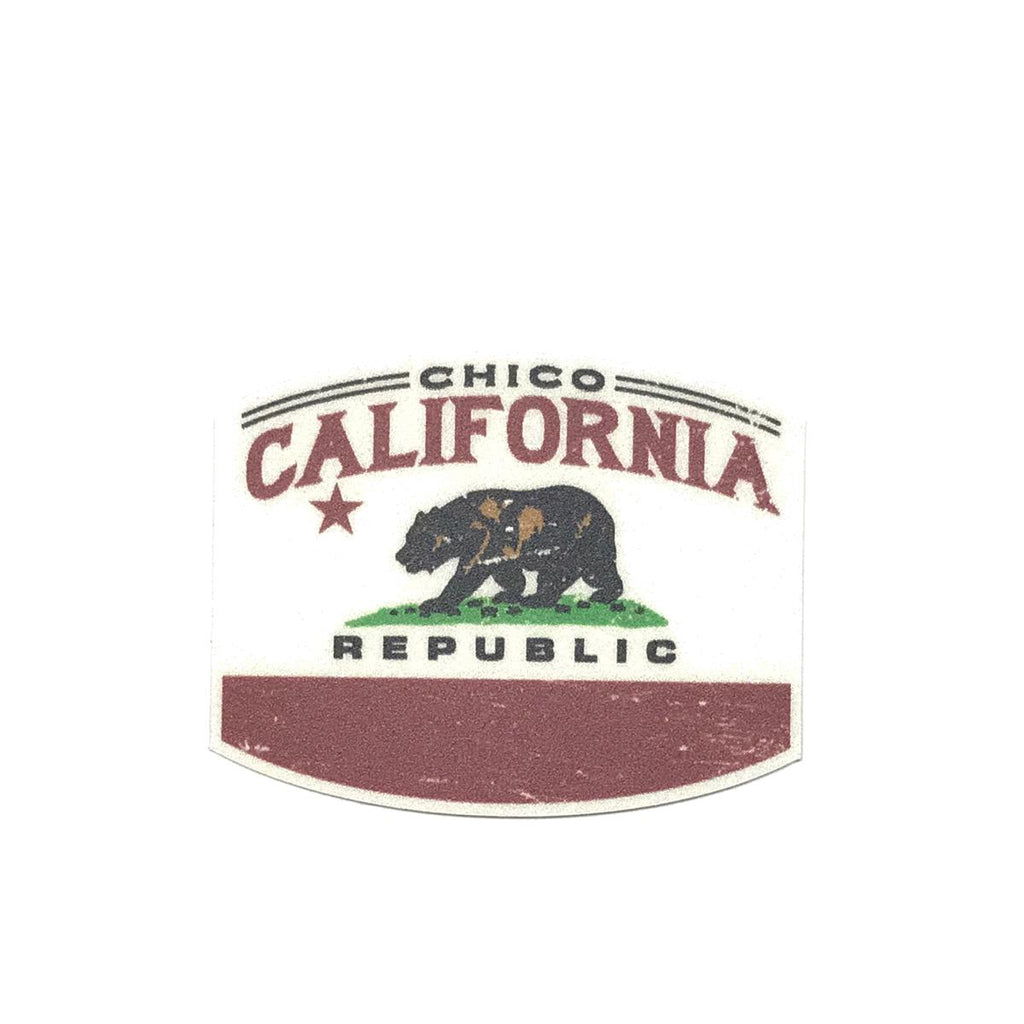Chico Sticker - Mini - Freedom Cali Bear — Bird in Hand, image size:1024x1024