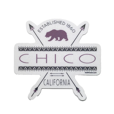 Chico Sticker - Think Thrice Bear Design    