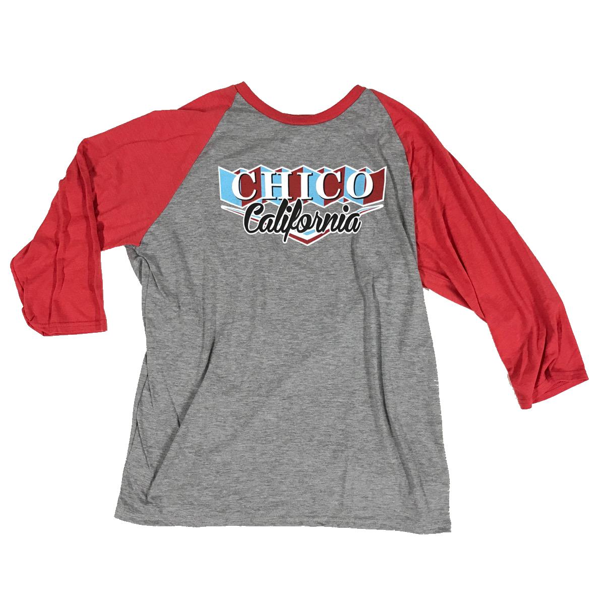 Cicus Banner Chico Baseball Shirt HEATHER AND RED 3XL  3245006.6