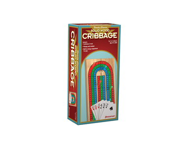 Solid Wood 3 Player Cribbage    