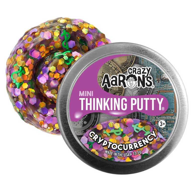 Crazy Aaron's Cryptocurrency Mini Thinking Putty    
