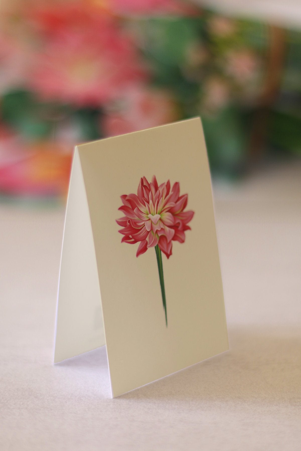 Pop Up Flower Bouquet Greeting Card - Dear Dahlia    