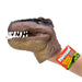 Dinosaur Hand Puppet - Brown, Green or Red    