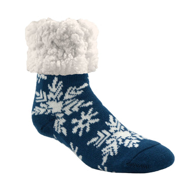 Oxford Snowflake - Original Size Pudus Slipper Socks    