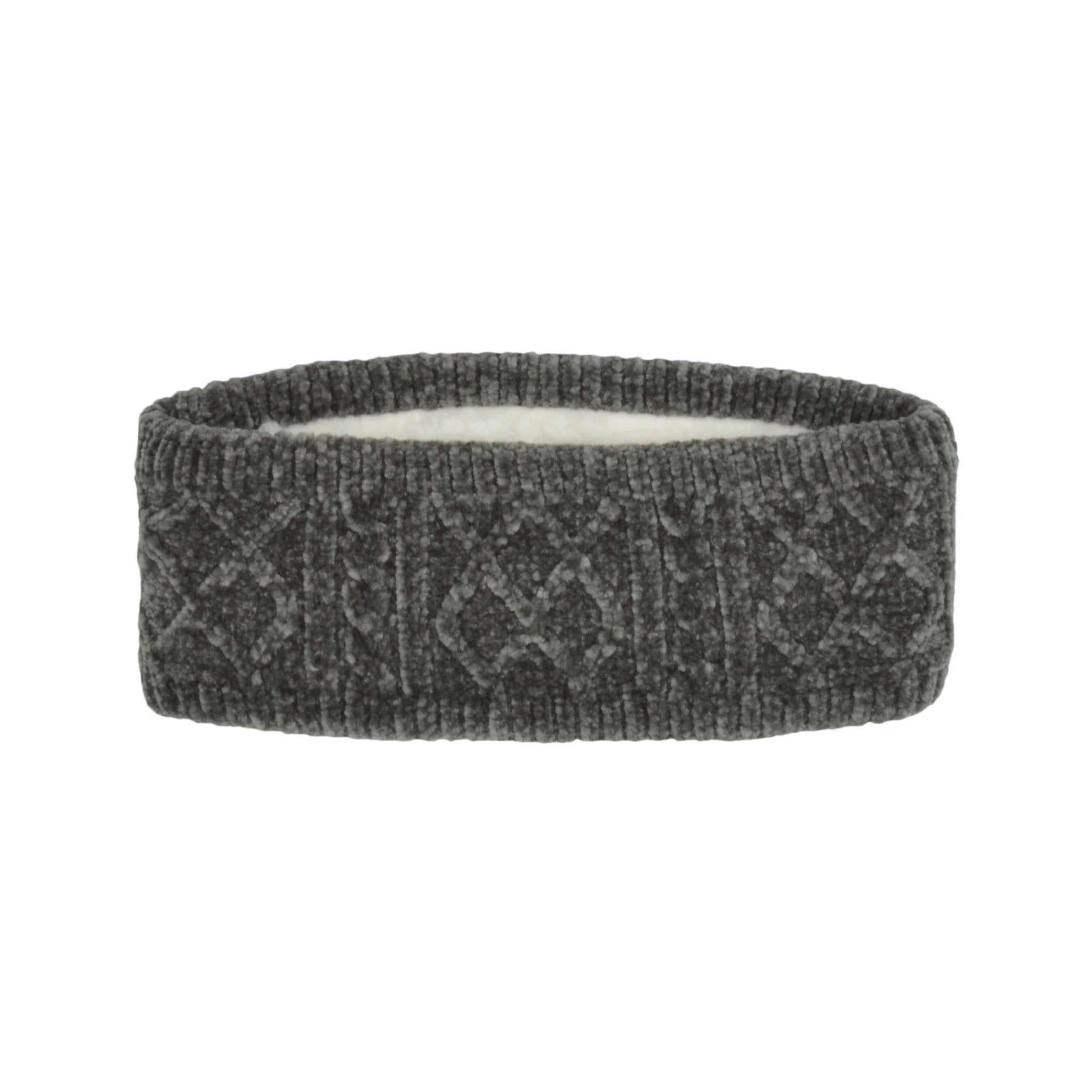 Chenille Headband - Grey    