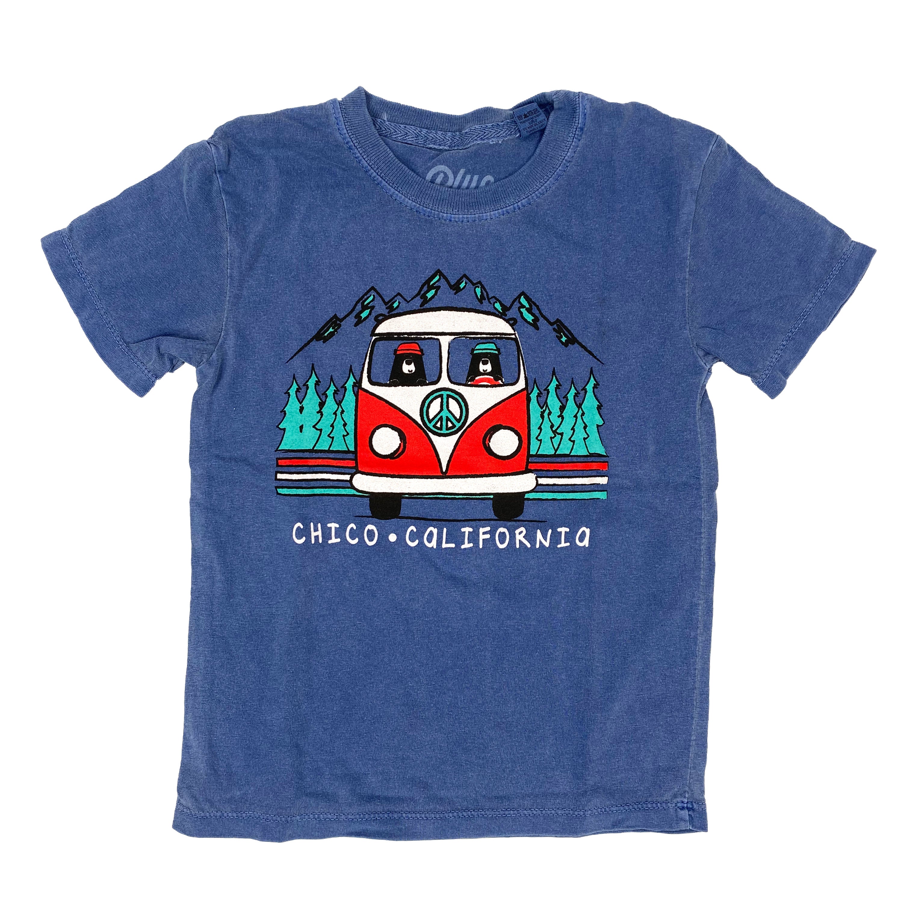Doodle Bug Bus - Toddler T-Shirt PACIFIC BLUE 2T  