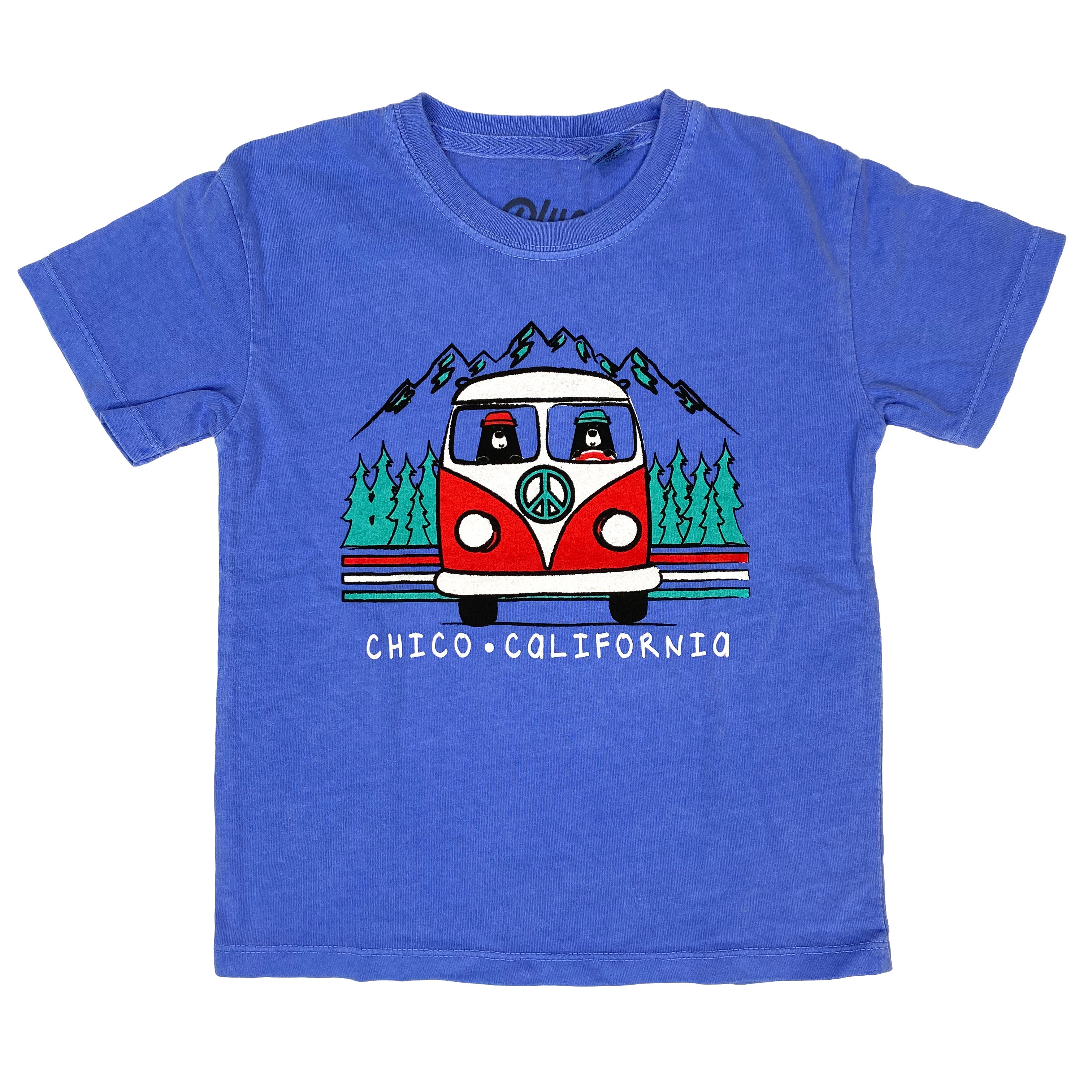 Doodle Bug Bus - Toddler T-Shirt PERIWINKLE 2T  