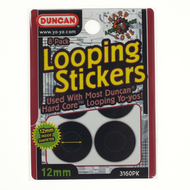 Duncan Looping Stickers- 12mm Inner Diameter    