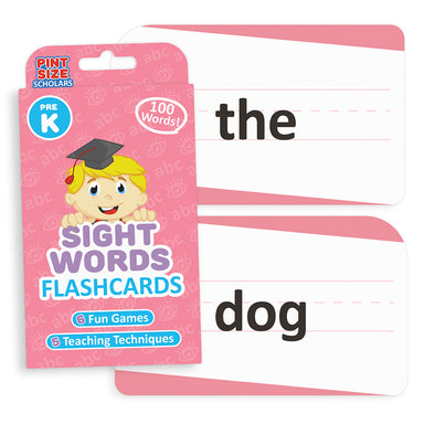 Sight Words Flashcards - Pre K    