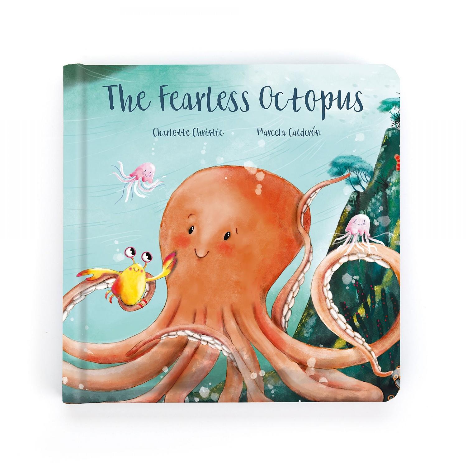 Jellycat Board Book - The Fearless Octopus    