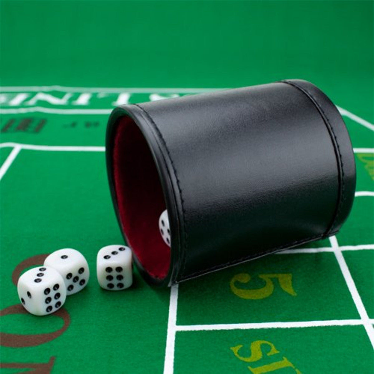 Professional Dice Cup With 5 Dice    