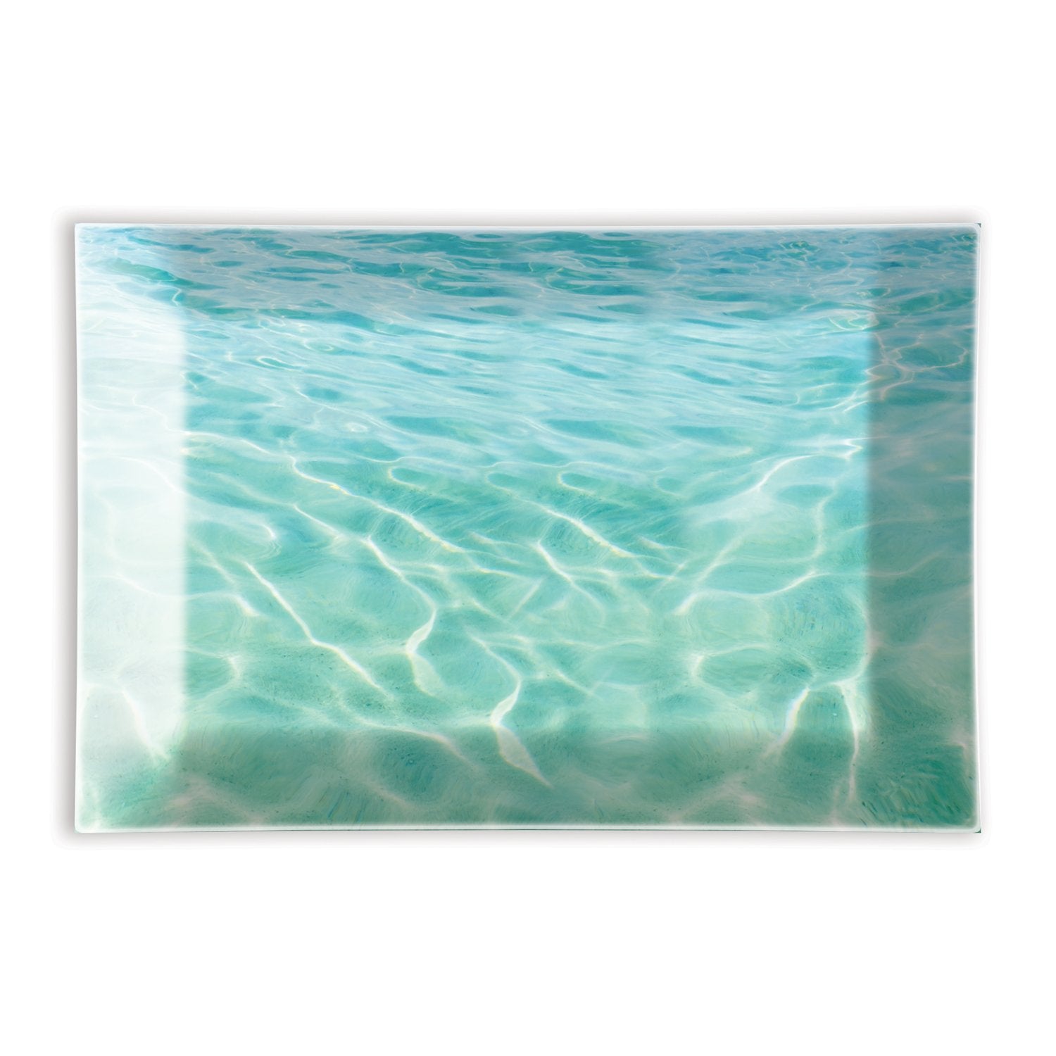 Beach Rectangular Glass Soap Dish    