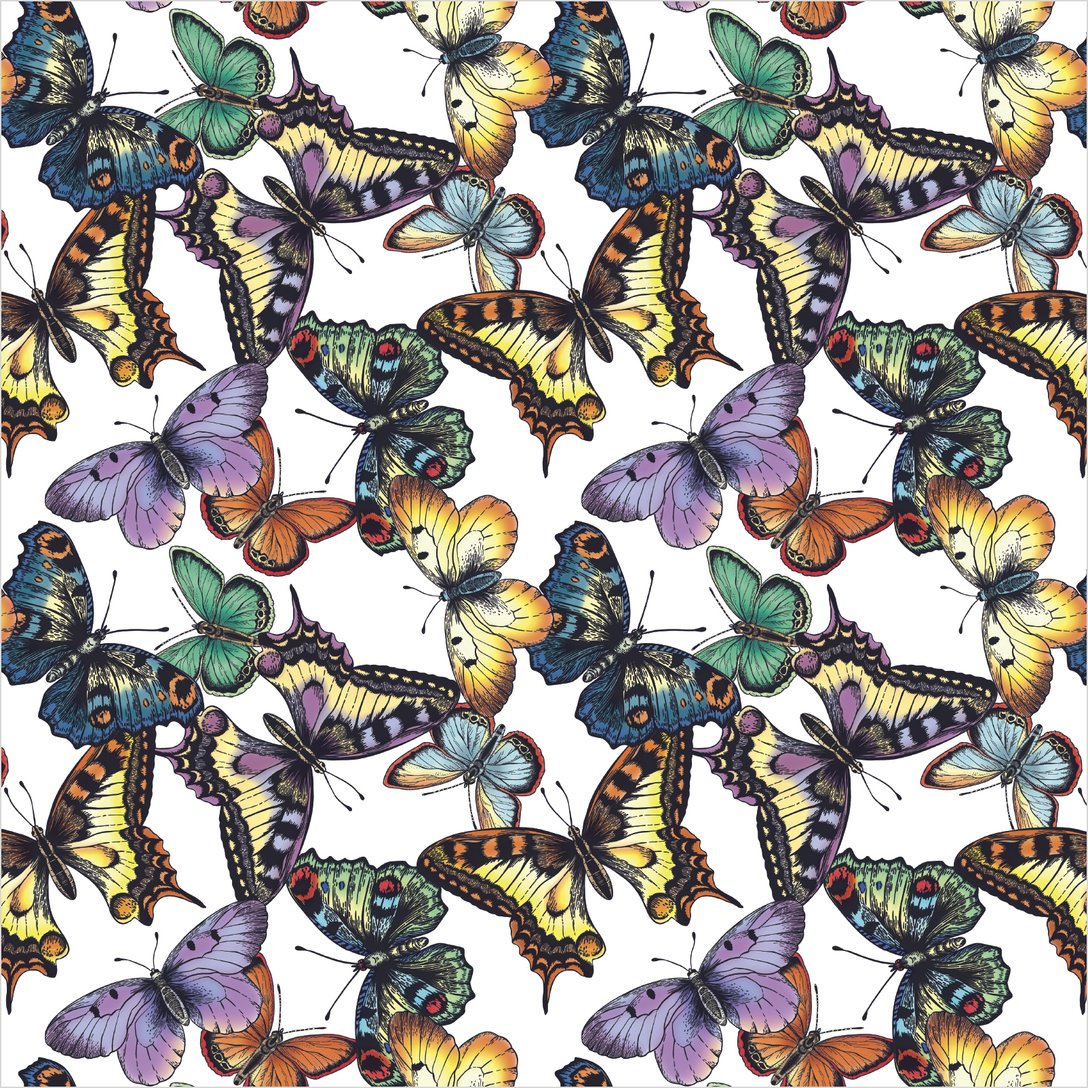 A Flutter of Butterflies - Designer Gift Wrap    