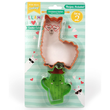Llama and Cactus Set of 2 Cookie Cutters    