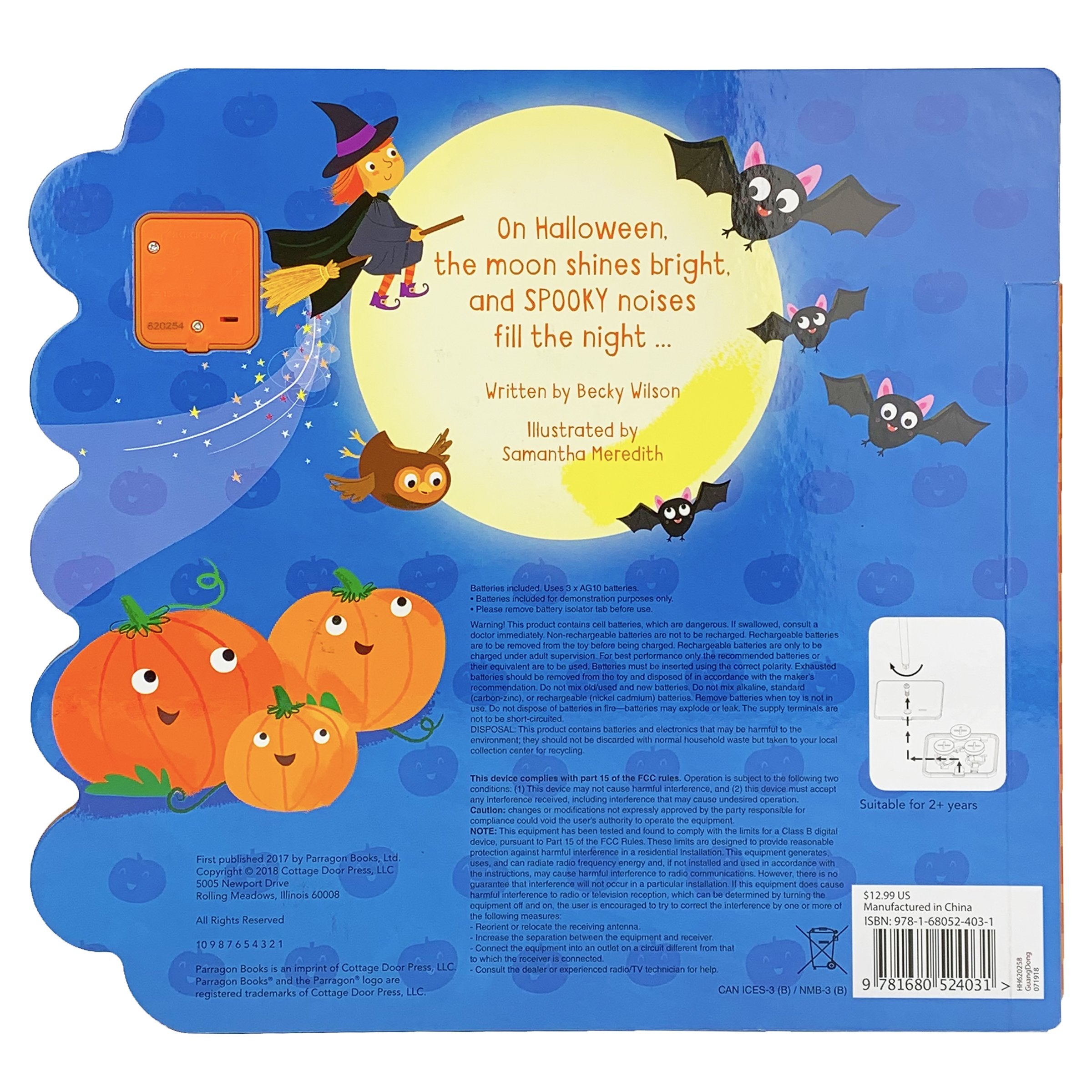 Hoot Howl Halloween - 10 Spooky Sounds Book    