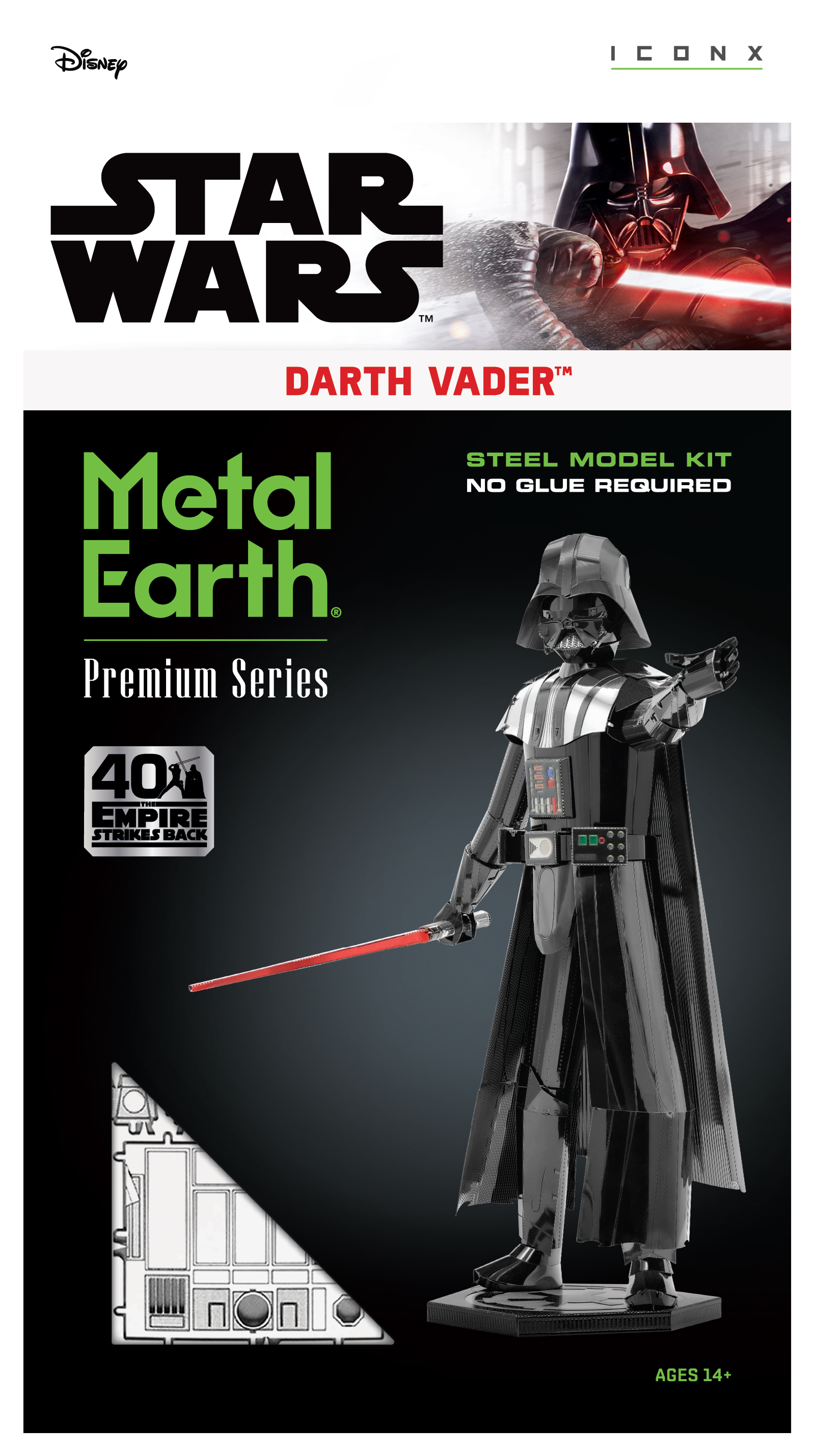 Metal Earth Iconx - Darth Vader    