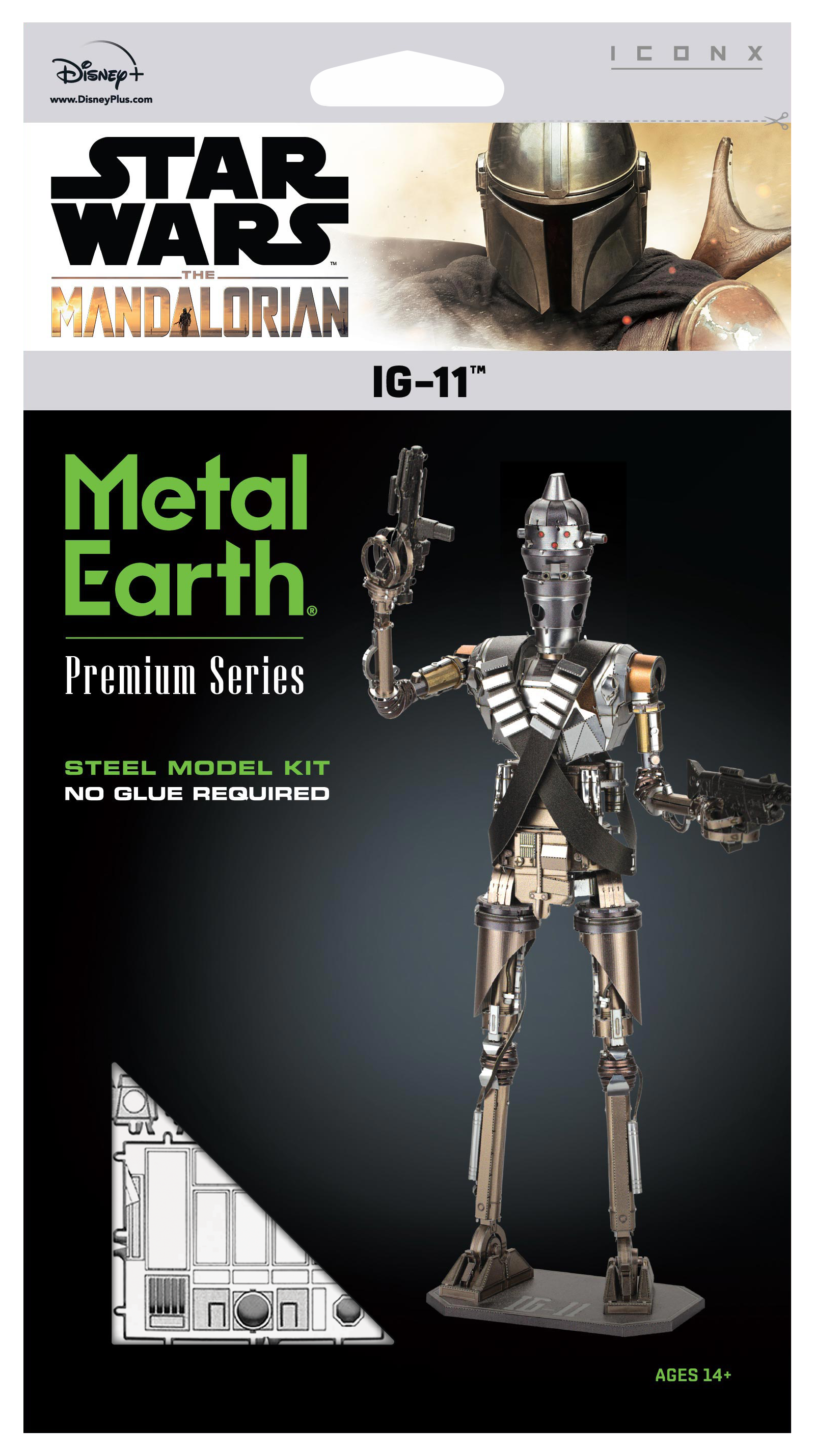 Metal Earth Iconx - Star Wars The Mandalorian IG-11    