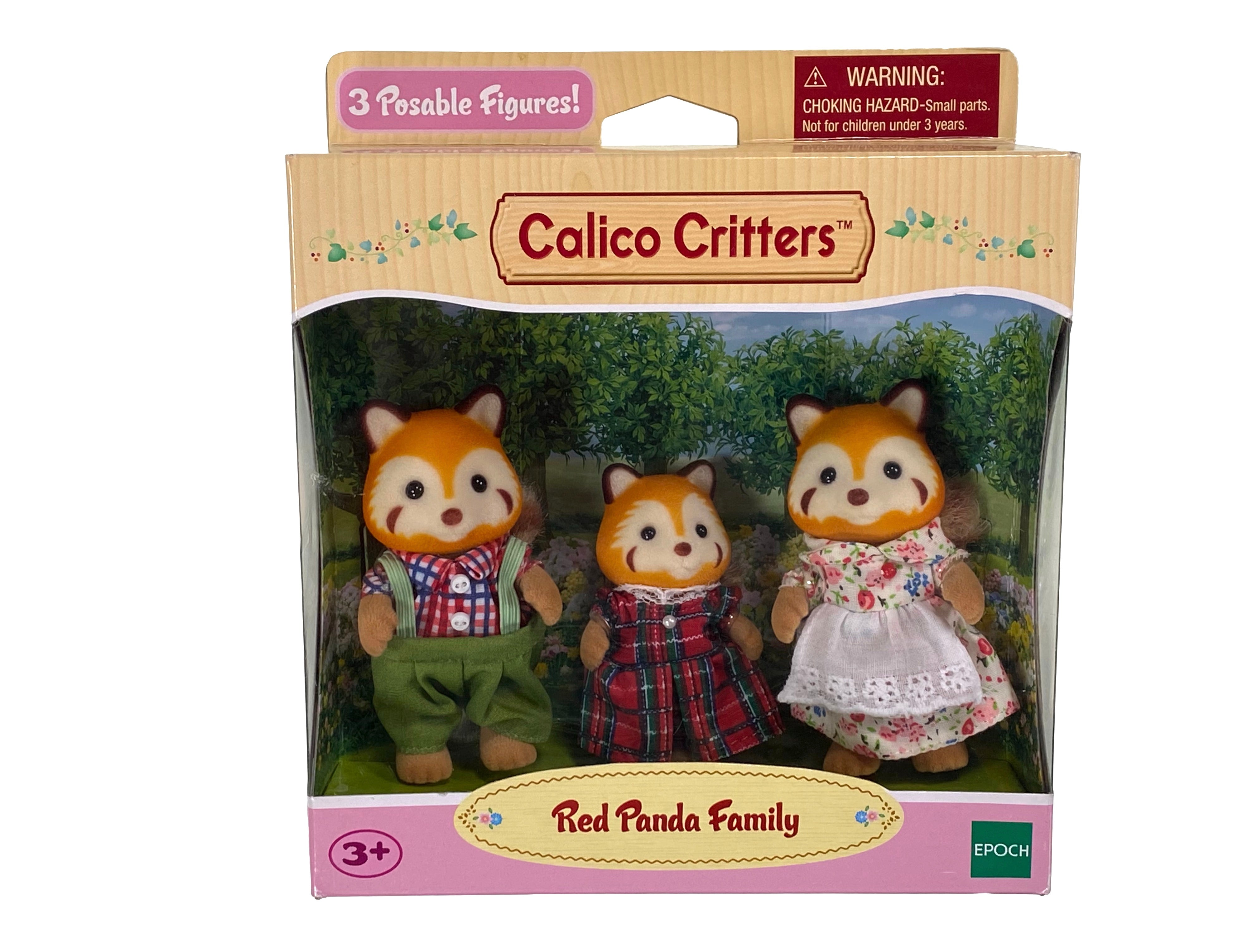 Calico Critter Red Panda Family — Bird in Hand