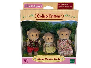 Calico Critters - Mango Monkey Family    