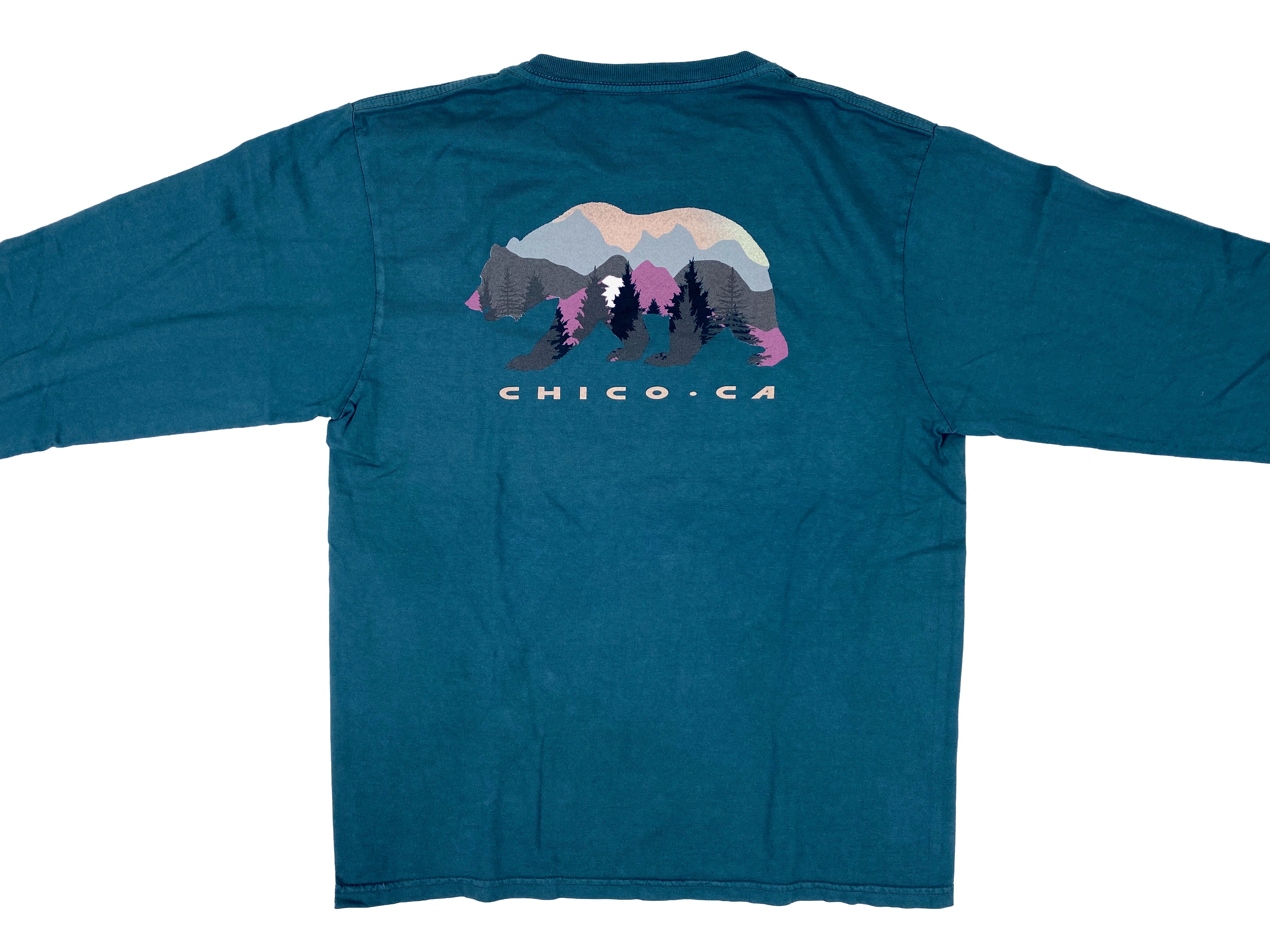 Hitchhiker Bear - Long Sleeve T-Shirt    