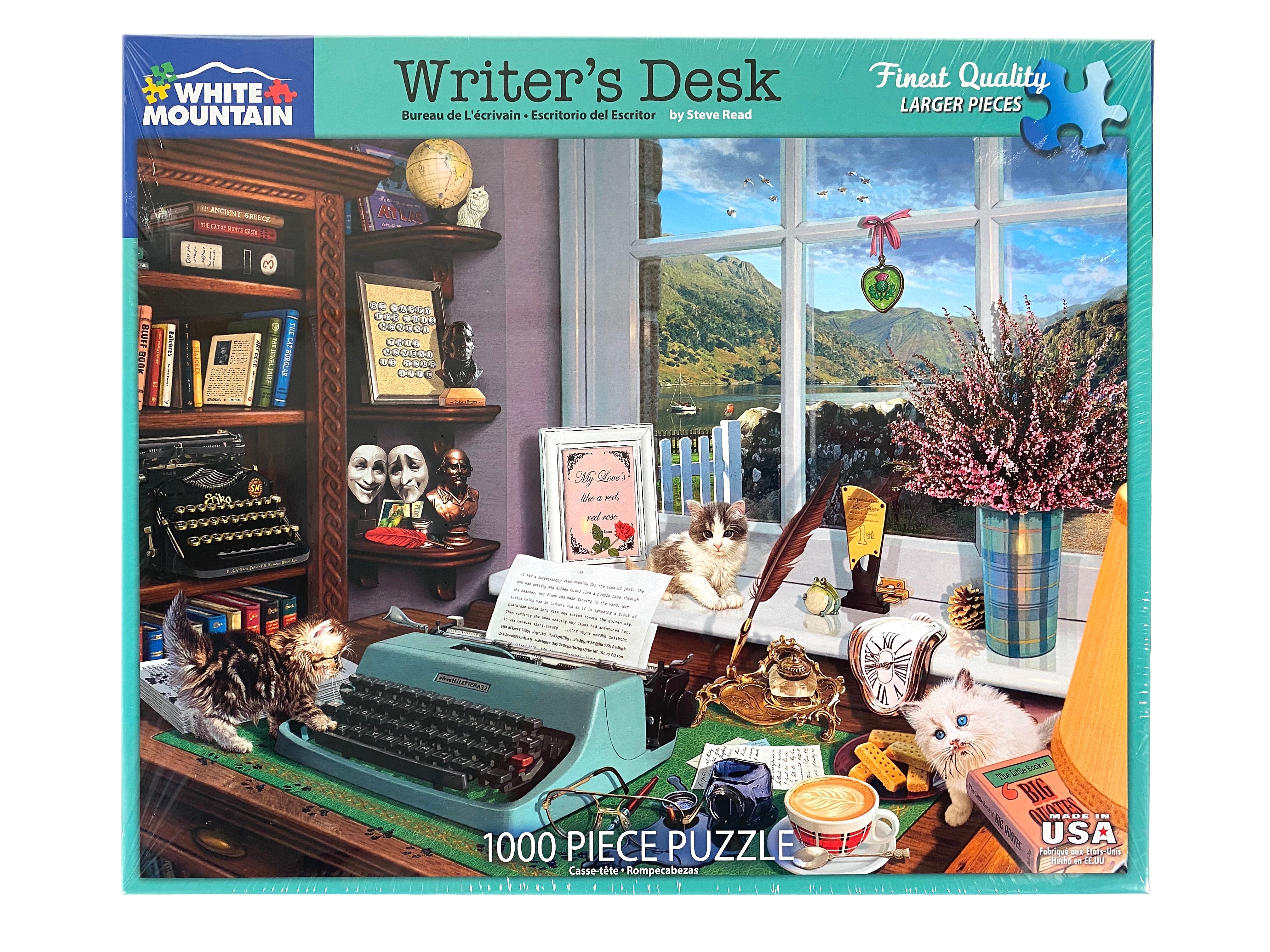 Writer's Desk 1000 Piece Puzzle    