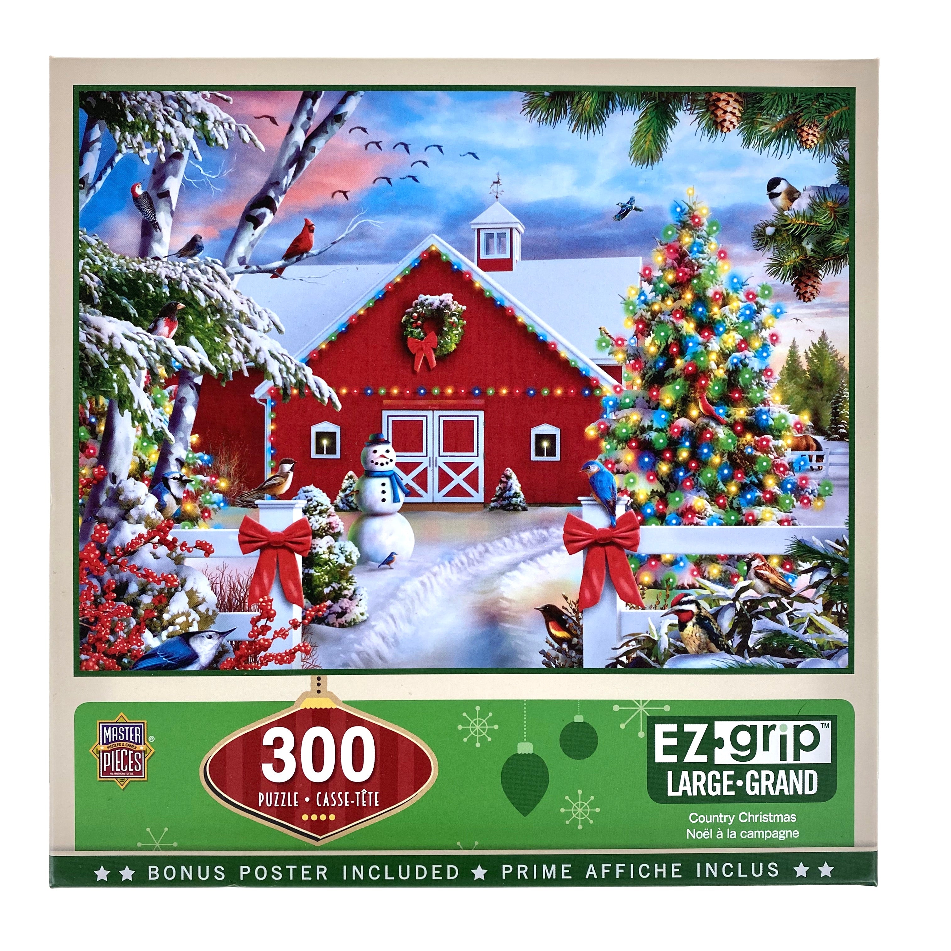 Country Christmas 300 Piece Large Format Puzzle    