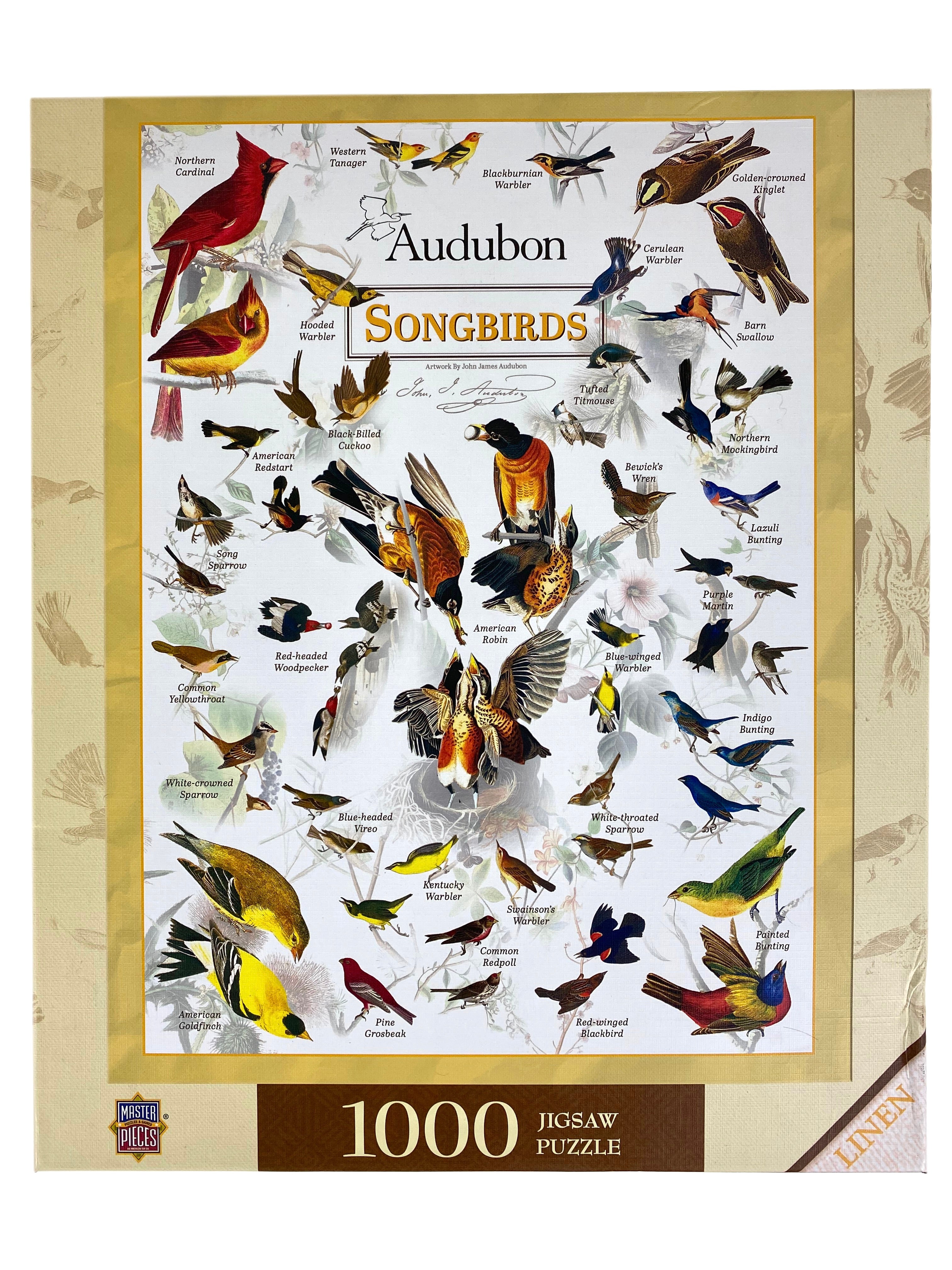 Audubon Songbirds 1000 Piece Puzzle    