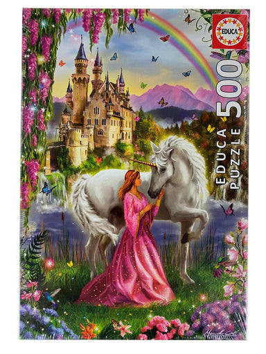 Fairy And Unicorn 500 Piece Puzzle    