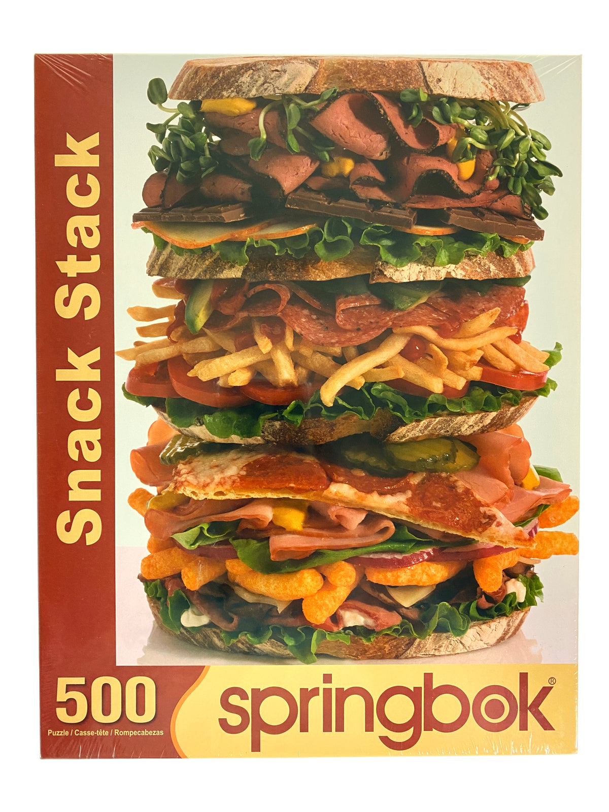 Snack Stack 500 Piece Puzzle — Bird in Hand