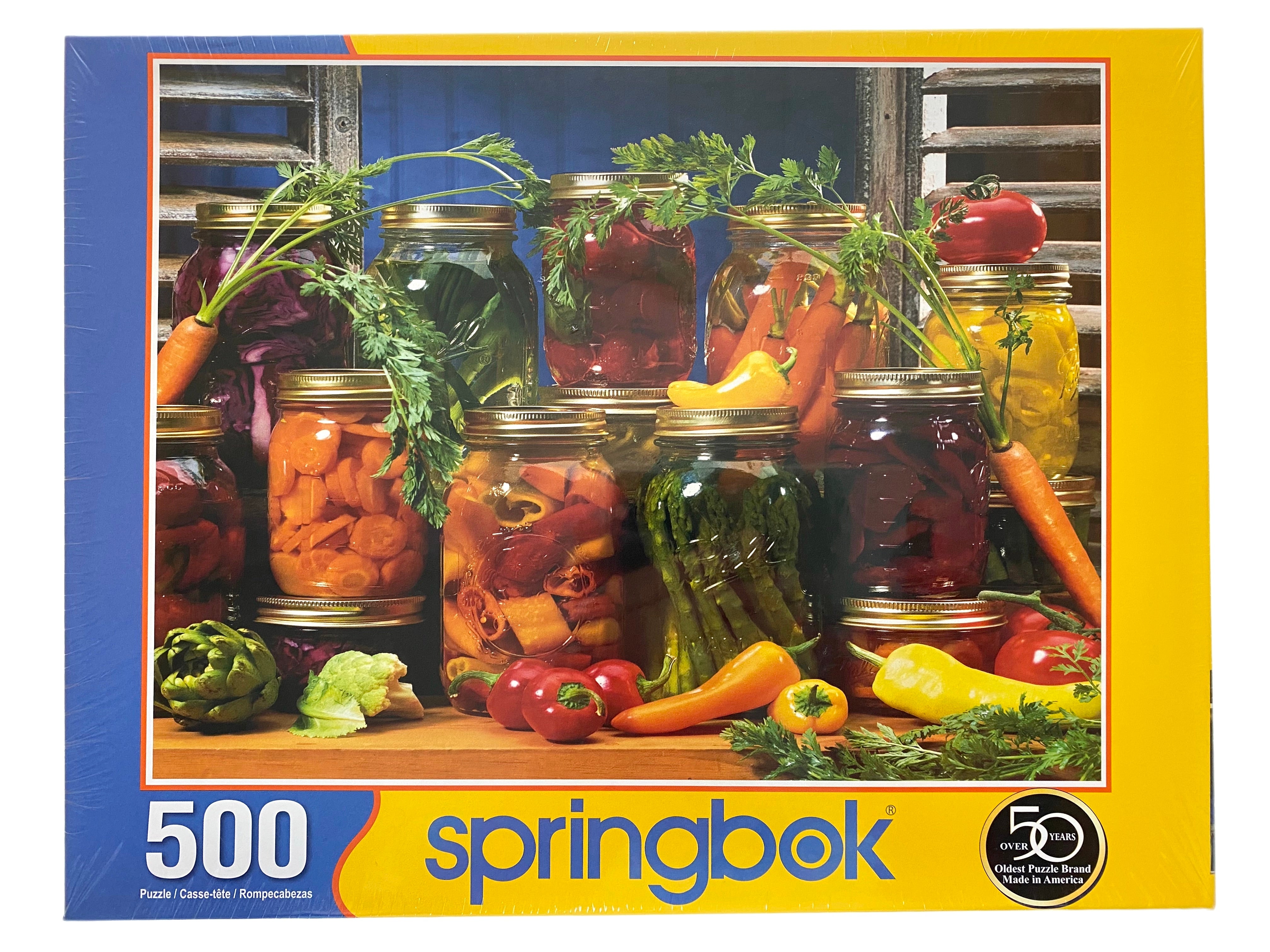 Canned Veggies 500 Piece Puzzle    